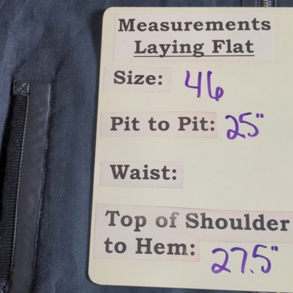 Torras Blue Quiet Luxury Linen Silk and Lambskin Leather Designer Jacket size 46 - Picture 8 of 8